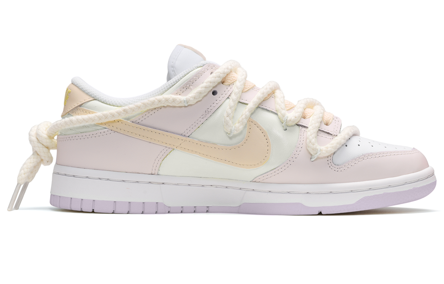 Order (W) Zapatillas Nike Dunk Low 'Leche Taro Morado-Blanco-Amarillo' DD1503-001(TeamE-女款牛奶香芋紫白黄QD)