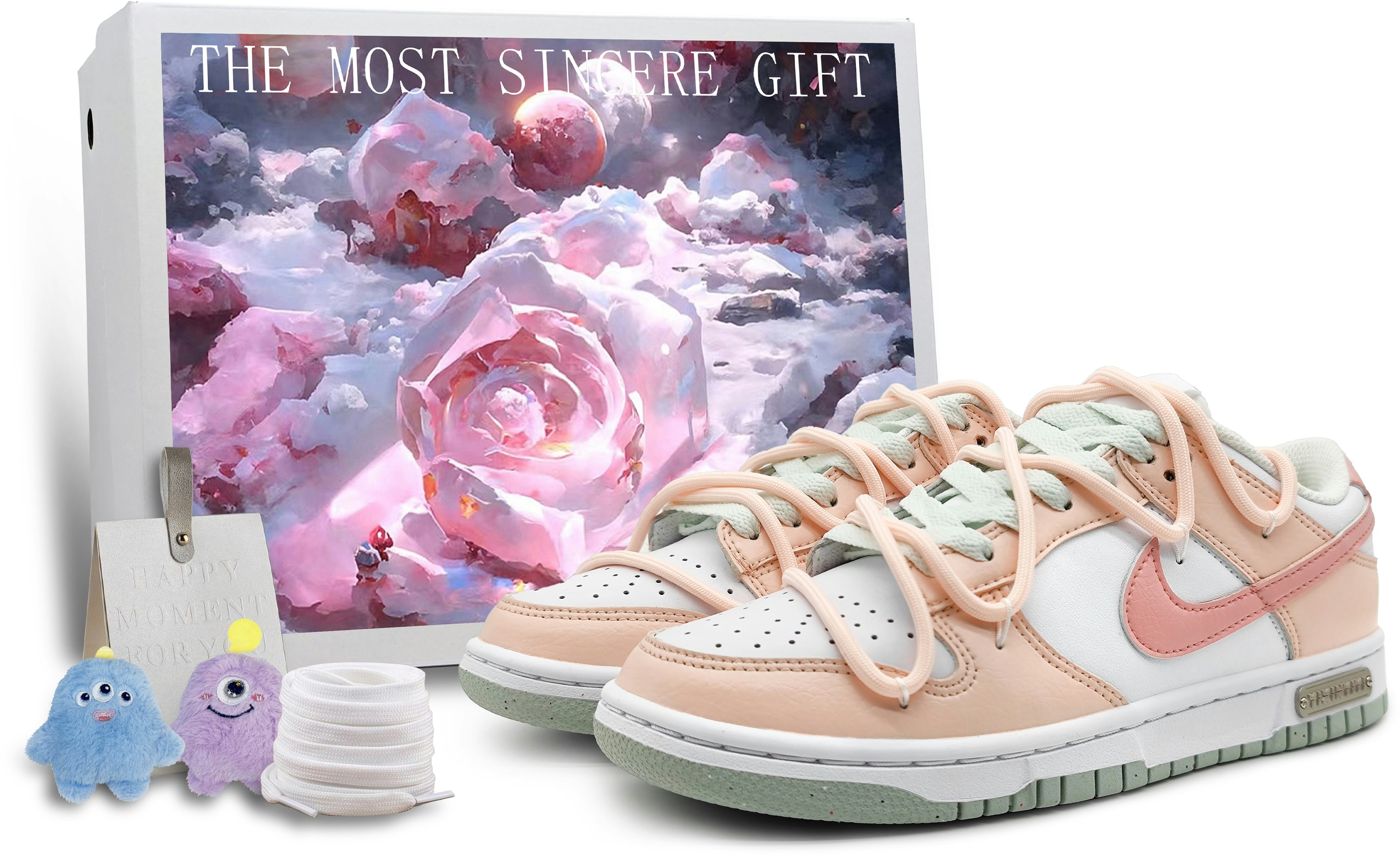 custom-shoes-women-nike-dunk-low-milk-tea-bubble-soft-pink