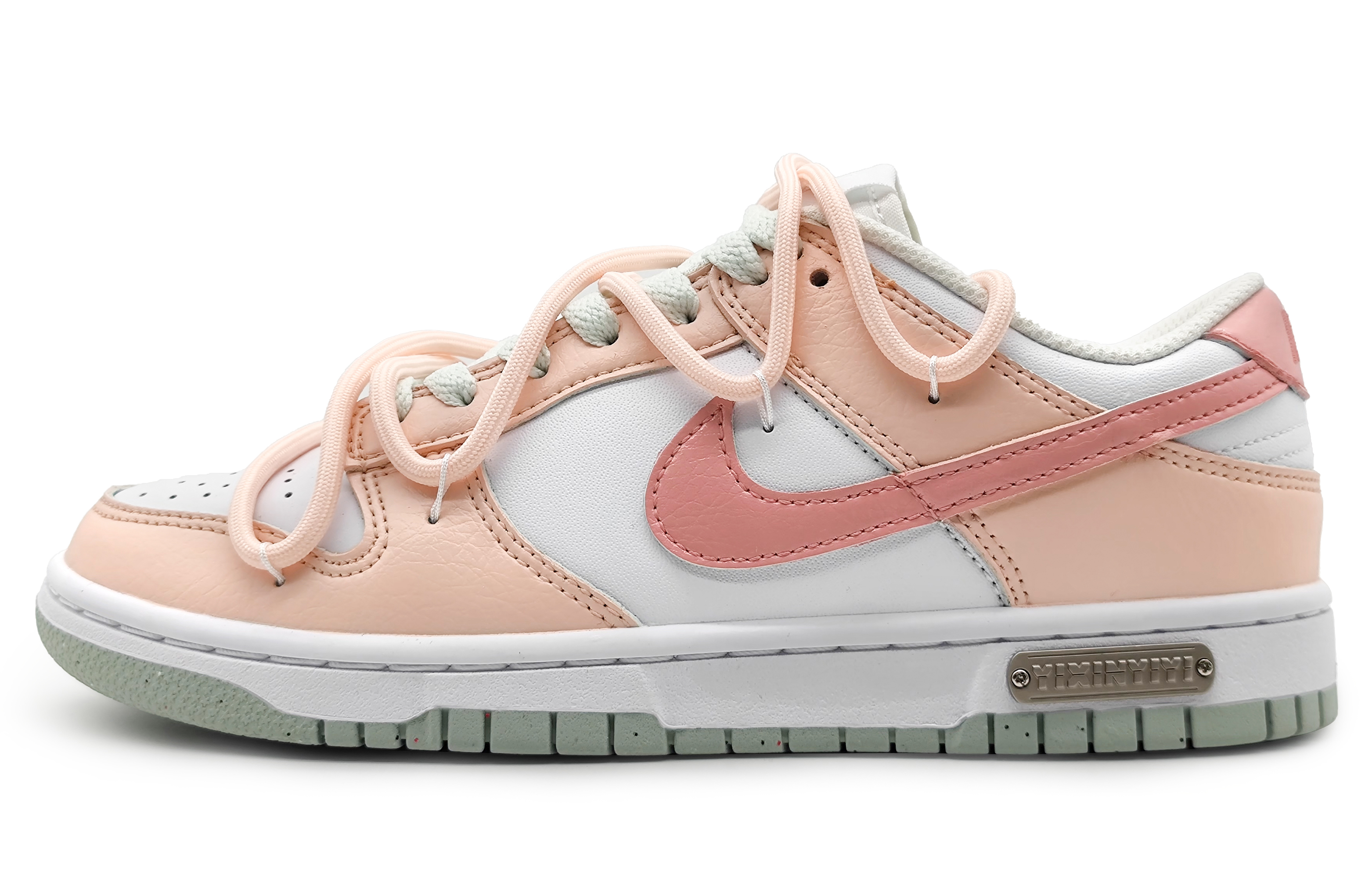 Order (W) [Zapatos Personalizados] Nike Dunk Low 'Té con Leche - Rosa Suave' DN1431-102(Team16-樱樱莓粉礼BX)