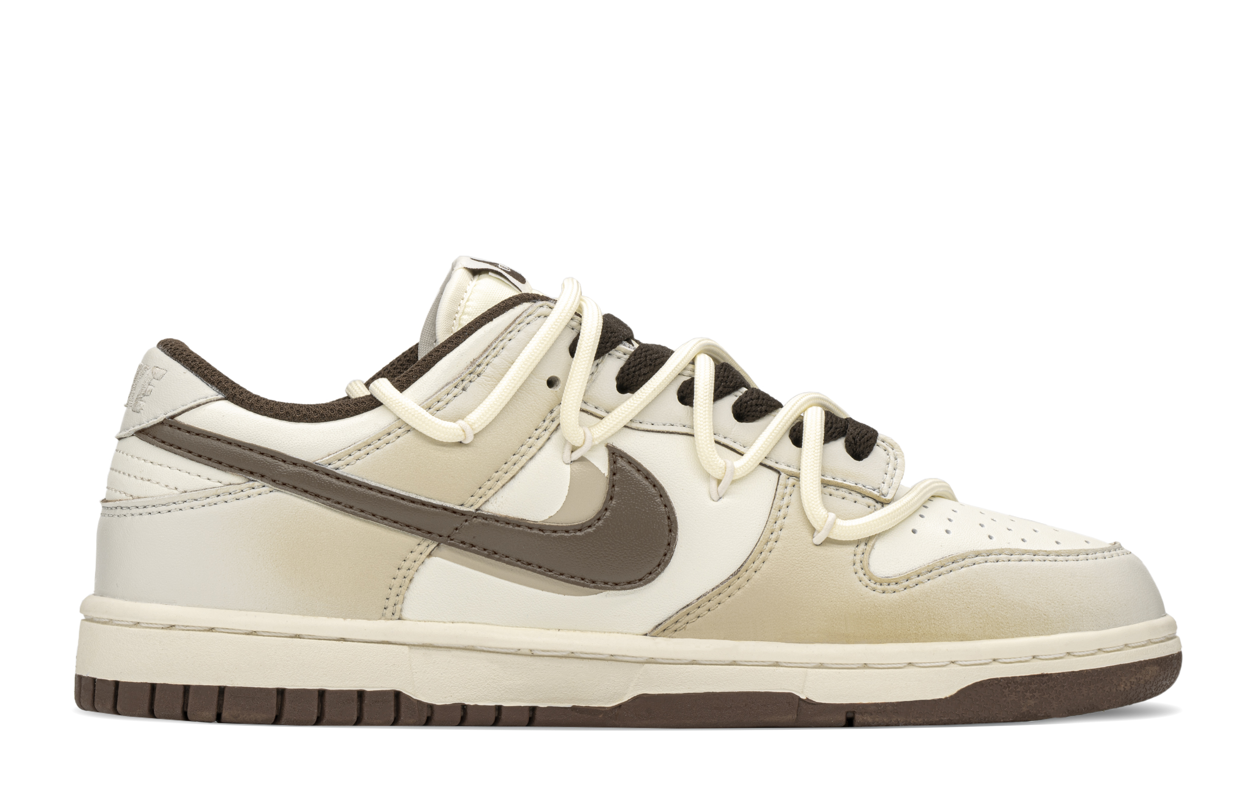 Lookbook (W) [カスタムシューズ]（女性用）ナイキ ダンク ロー 'ミラード ブラウン' DD1503-124(TeamA-水墨兰花)