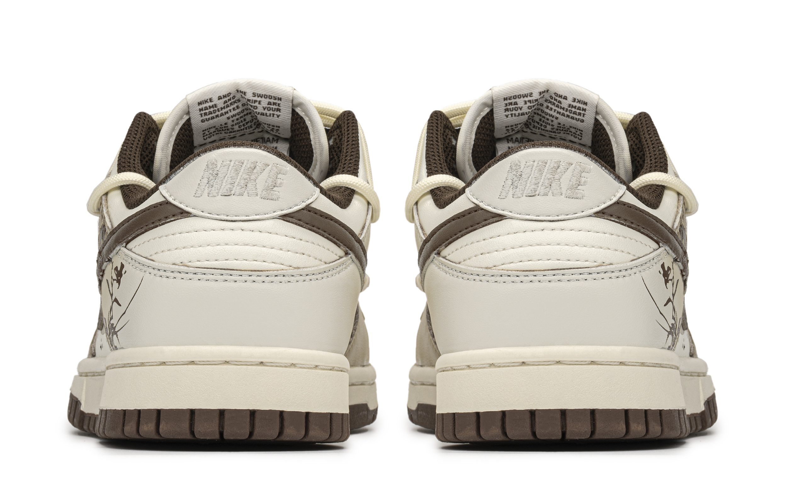 Purchase (W) [カスタムシューズ]（女性用）ナイキ ダンク ロー 'ミラード ブラウン' DD1503-124(TeamA-水墨兰花)