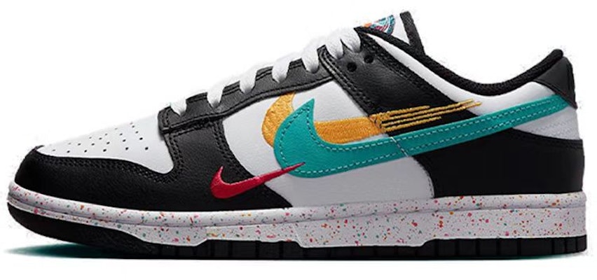 【定制球鞋】Nike Dunk Low 多色 Swoosh 薄荷黑武士 低幫 板鞋 女款 黑色 Purchase 【定制球鞋】Nike Dunk Low 多色 Swoosh 薄荷黑武士 低幫 板鞋 女款 黑色