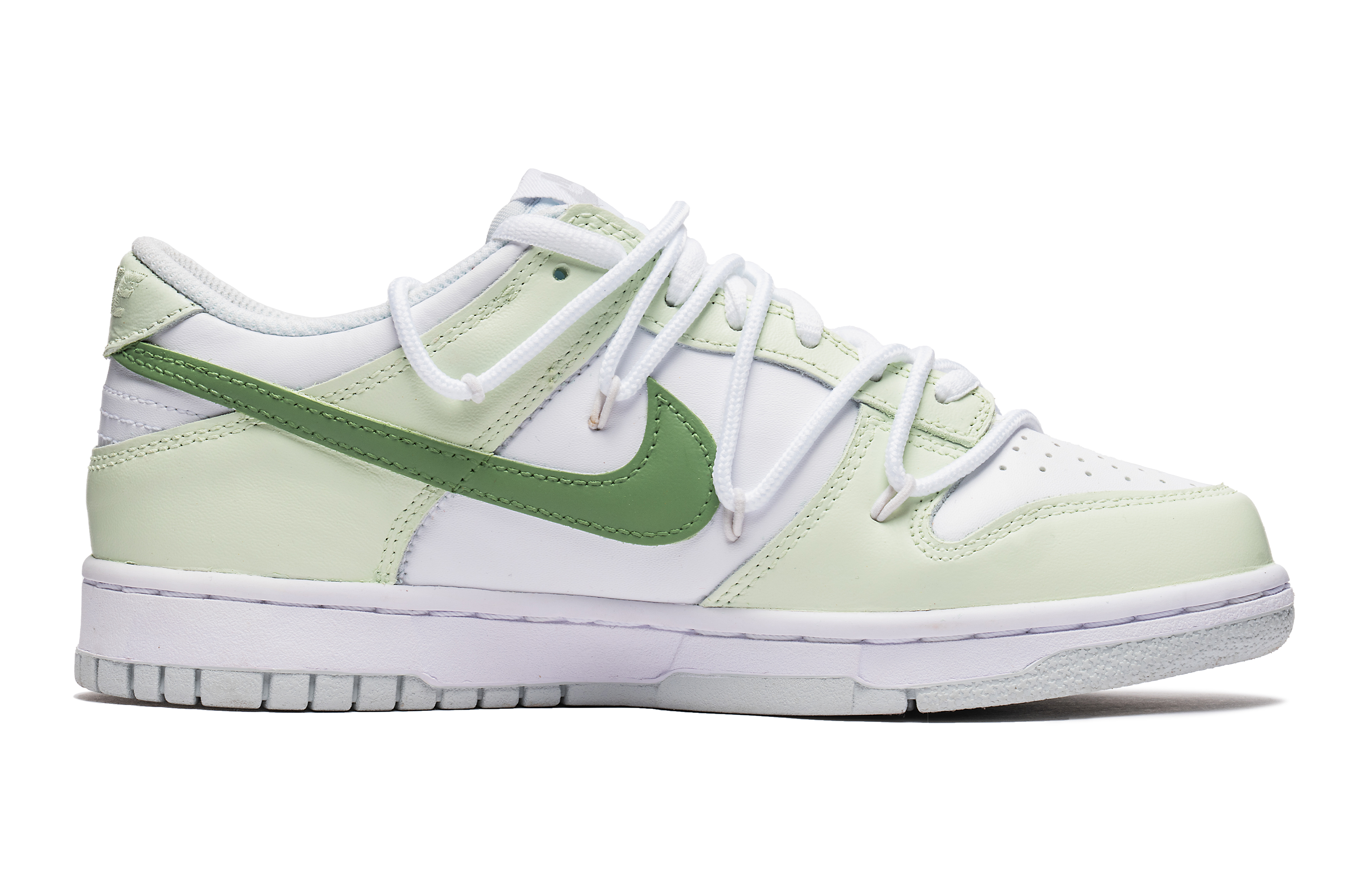 Lookbook (W) [Kasut Custom] Nike Dunk Low 'Mint Daisy' DH9765-102(Team22-女款小雏菊薄荷绿)