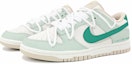 Lookbook 【訂製球鞋】Nike Dunk Low 薄荷餅乾 清新簡約高街 防滑輕便 低筒 滑板鞋 女款 白綠