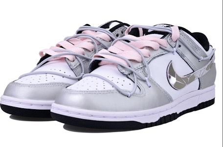 (W) 나이키 덩크 로우 '미러 메카' (커스텀) DD1503-101(Team33-镜面机械姬-女款) Lookbook (W) 나이키 덩크 로우 '미러 메카' (커스텀) DD1503-101(Team33-镜面机械姬-女款)