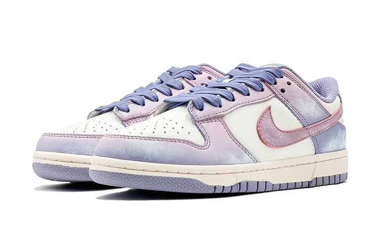 Lookbook (W) [Nike Dunk Low] Sepatu Custom 'Mist Lavender' DD1503-500(TeamS-粉紫云雾女S-BOX)