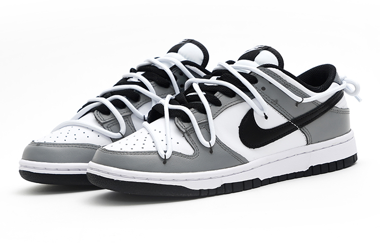 Lookbook (W) 나이키 덩크 로우 '미스트 레이븐' (커스텀) DD1503-101(Team15-雾色渡鸦)