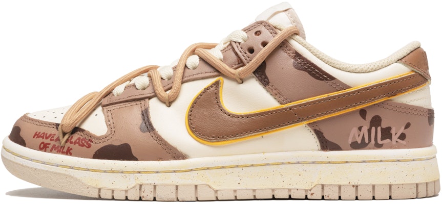 【客製球鞋】 Nike Dunk Low 美拉德 可可牛奶 潮流休閒 解構鞋帶 低筒 板鞋 女款 米棕 Buy 【客製球鞋】 Nike Dunk Low 美拉德 可可牛奶 潮流休閒 解構鞋帶 低筒 板鞋 女款 米棕