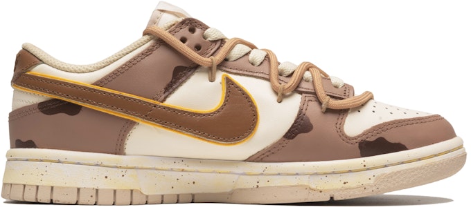 【客製球鞋】 Nike Dunk Low 美拉德 可可牛奶 潮流休閒 解構鞋帶 低筒 板鞋 女款 米棕 Order 【客製球鞋】 Nike Dunk Low 美拉德 可可牛奶 潮流休閒 解構鞋帶 低筒 板鞋 女款 米棕