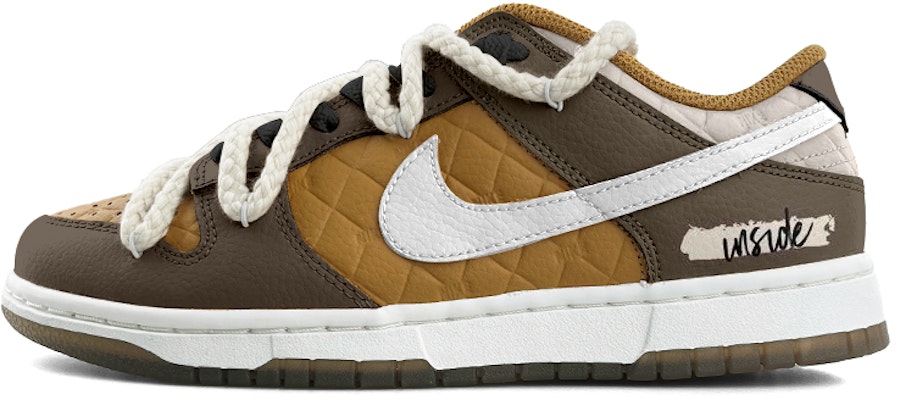 (W) Nike Dunk Lowカスタム「モカパッチワーク」 DX3374-700-458416 Buy (W) Nike Dunk Lowカスタム「モカパッチワーク」 DX3374-700-458416