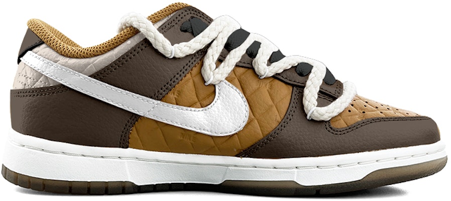 (W) Nike Dunk Lowカスタム「モカパッチワーク」 DX3374-700-458416 Order (W) Nike Dunk Lowカスタム「モカパッチワーク」 DX3374-700-458416