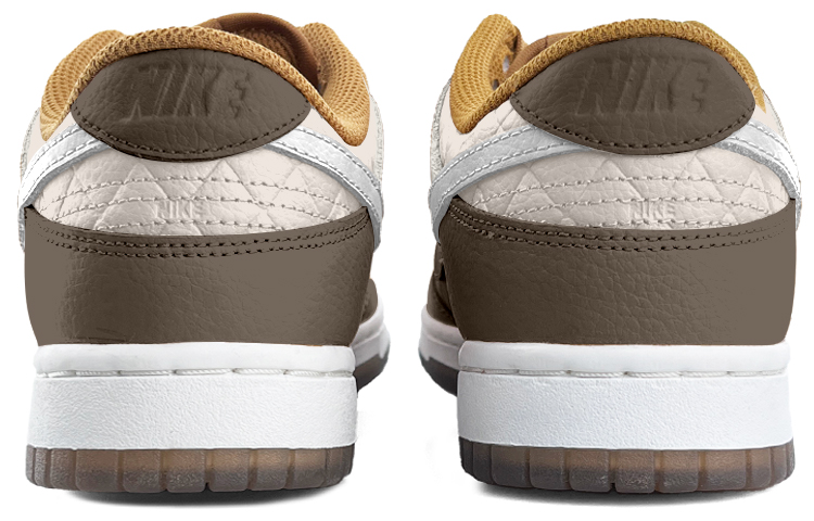 Shop 【客製球鞋】 Nike 可可慕絲 拼色 小眾 解構鞋帶 經典休閒 防滑 低筒 板鞋 女款 咖色