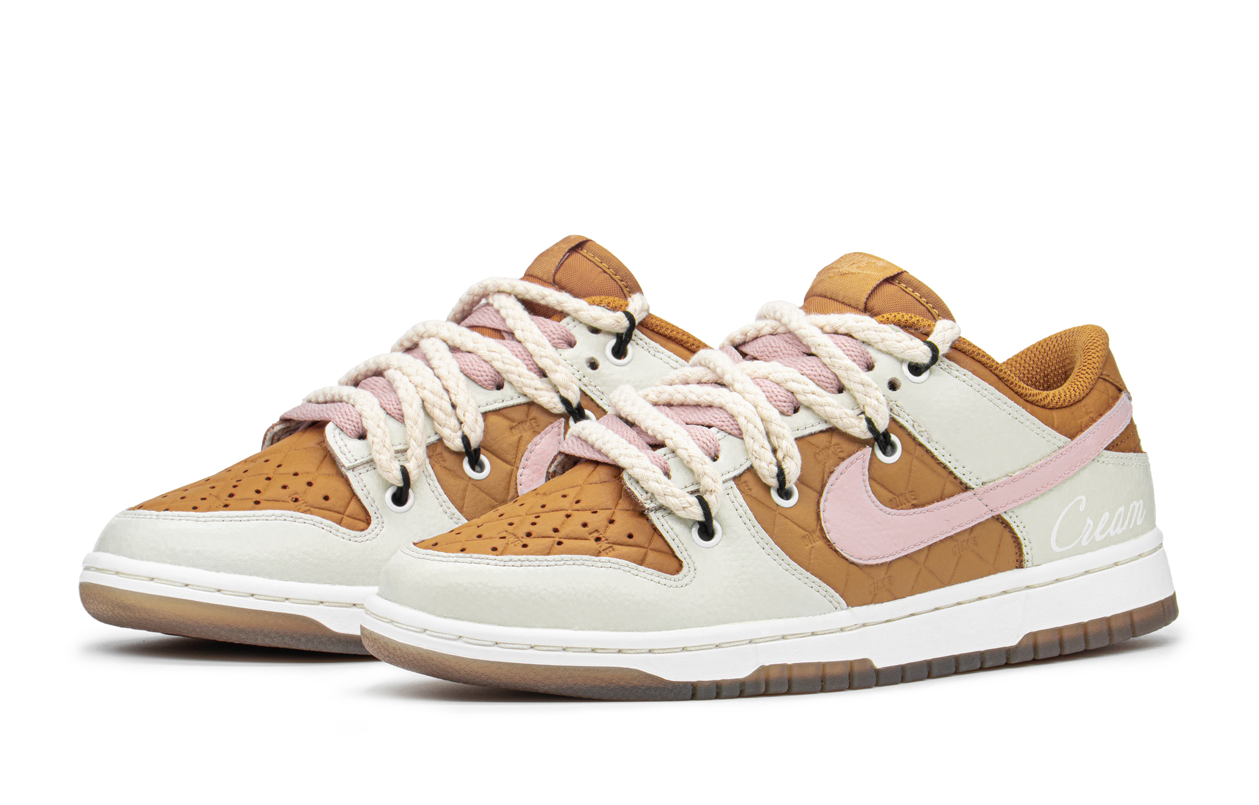 Lookbook [Custom Shoes] (Women) Nike Dunk Low 'Mocha Pink'