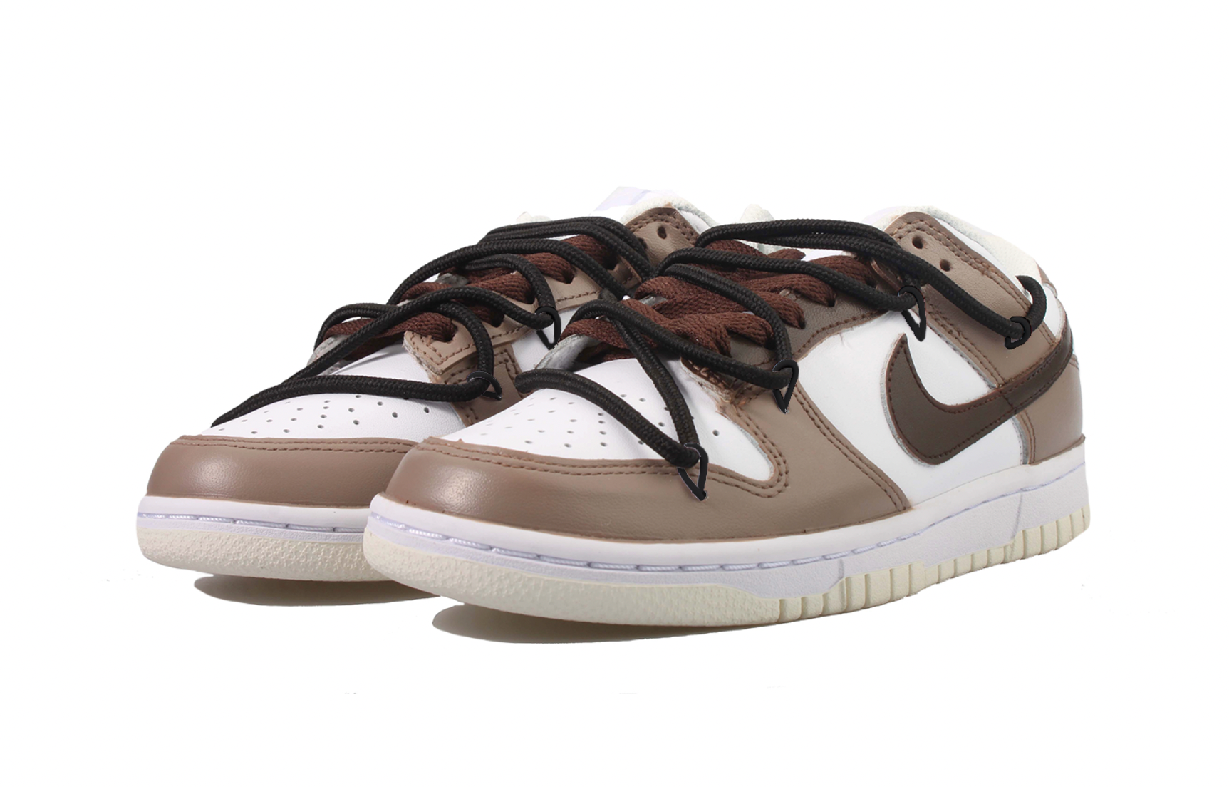 Lookbook (W) [定制鞋] 耐克Dunk低帮'白摩卡' DD1503-121(Team33-摩卡奇诺-女款-摩卡白）
