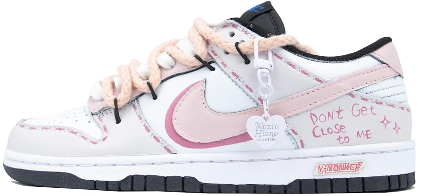 【客製球鞋】Nike Dunk 莫內客製 遣別詩 潮流 復古 解構 百搭 輕便透氣增高 低筒 板鞋 女款 淡粉 Order 【客製球鞋】Nike Dunk 莫內客製 遣別詩 潮流 復古 解構 百搭 輕便透氣增高 低筒 板鞋 女款 淡粉