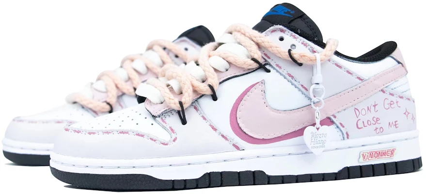 【客製球鞋】Nike Dunk 莫內客製 遣別詩 潮流 復古 解構 百搭 輕便透氣增高 低筒 板鞋 女款 淡粉 Shop 【客製球鞋】Nike Dunk 莫內客製 遣別詩 潮流 復古 解構 百搭 輕便透氣增高 低筒 板鞋 女款 淡粉