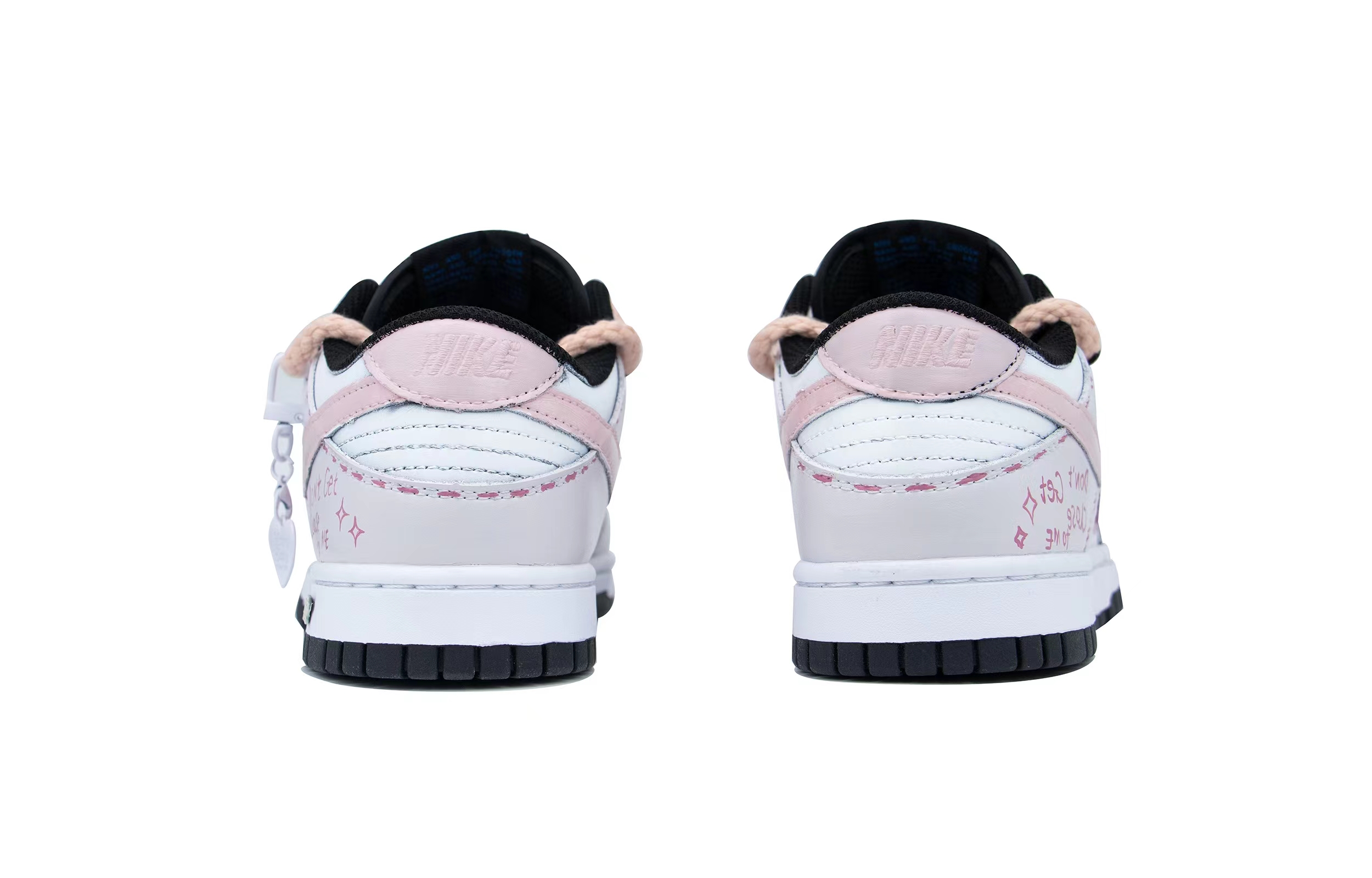 Purchase 【客製球鞋】Nike Dunk 莫內客製 遣別詩 潮流 復古 解構 百搭 輕便透氣增高 低筒 板鞋 女款 淡粉