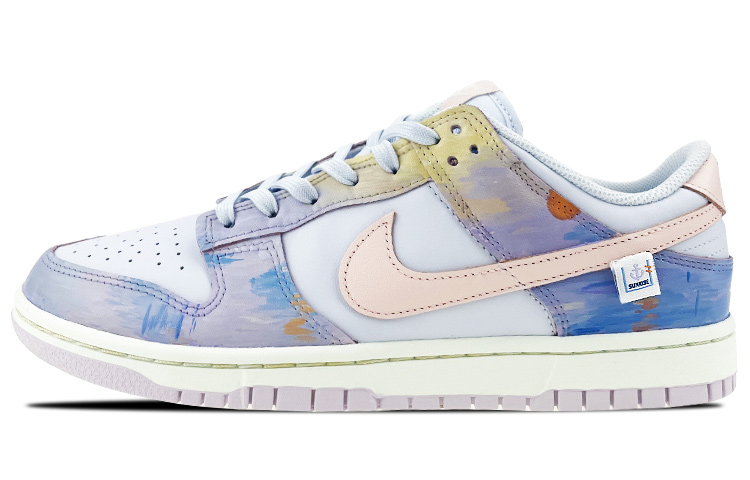 Buy (W) [定制鞋] 耐克Dunk Low '莫奈日出·印象' DD1503-001(Team叁-女款日出S-BOX)