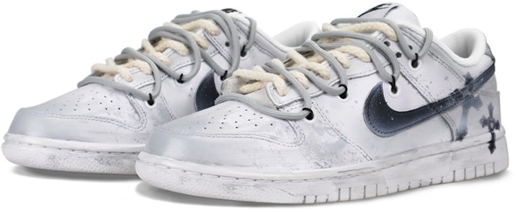 (W) 나이키 덩크 로우 '모란디 맨해튼 미스트' (커스텀) DD1503-109(TeamTwo-十字架曼哈顿薄雾灰) Lookbook (W) 나이키 덩크 로우 '모란디 맨해튼 미스트' (커스텀) DD1503-109(TeamTwo-十字架曼哈顿薄雾灰)