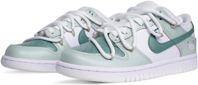 【定制球鞋】Nike Dunk Low 莫蘭迪 清新抹茶 抹茶奶泡 簡約 搭配百搭 低筒 板鞋 女款 淺綠 Lookbook 【定制球鞋】Nike Dunk Low 莫蘭迪 清新抹茶 抹茶奶泡 簡約 搭配百搭 低筒 板鞋 女款 淺綠
