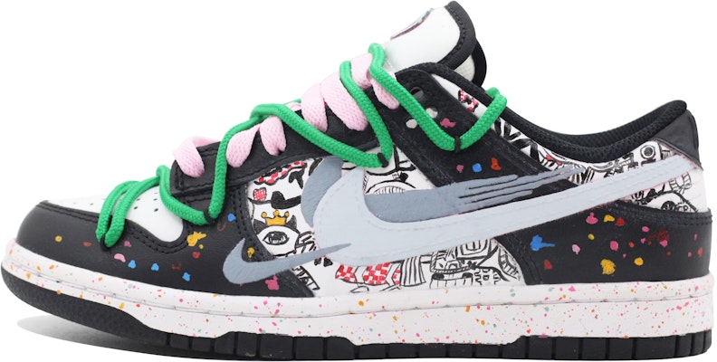 (W) Zapatillas Nike Dunk Low 'Graffiti Swoosh Multicolor' FD4623-131(Team39-AMY112涂鸦) Buy (W) Zapatillas Nike Dunk Low 'Graffiti Swoosh Multicolor' FD4623-131(Team39-AMY112涂鸦)