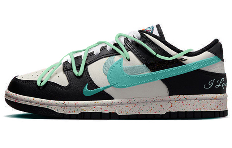 Buy (W) ナイキ ダンク LOW マルチスウッシュ 黒緑 (Nike Dunk LOW Multi Swoosh Black Green) FD4623-131(TeamK-三钩黑绿)