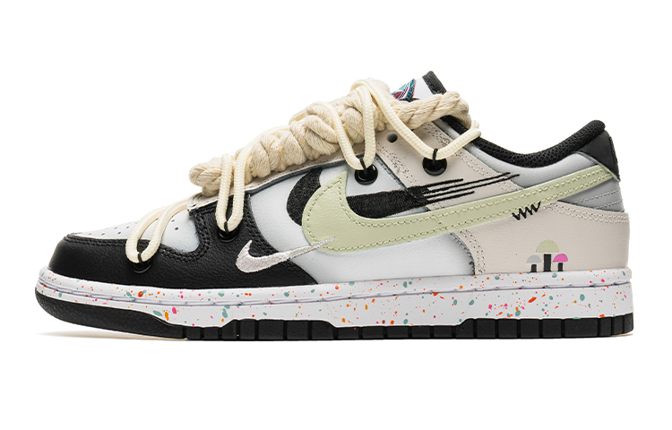 Buy [Custom Shoes] (Women) Nike Dunk Low 'Multi-Color Swoosh Three ...
