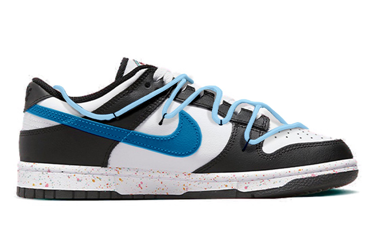 Buy [Custom Shoes] (Women) Nike Dunk Low 'Multi-Color Swoosh Black ...