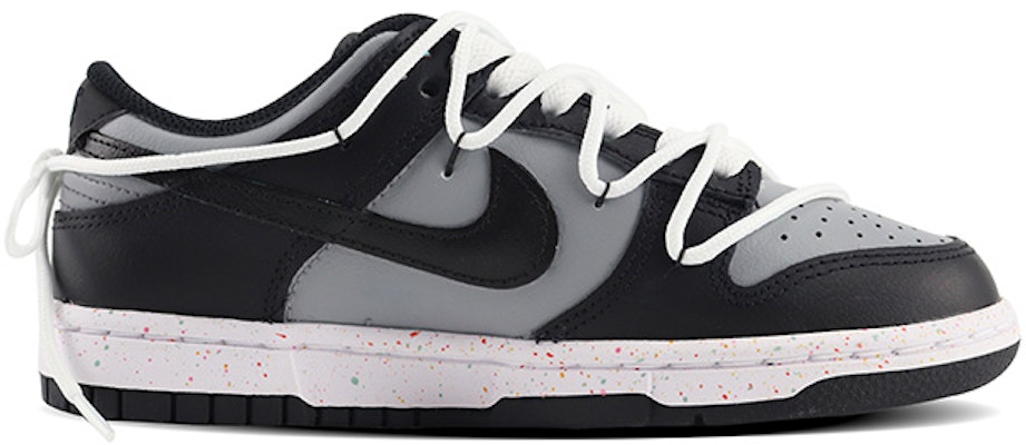 【定製球鞋】Nike Dunk Low Multi-Color Swoosh 淺墨染指 灰白三勾 防滑減震 低筒 板鞋 女款 灰色 Order 【定製球鞋】Nike Dunk Low Multi-Color Swoosh 淺墨染指 灰白三勾 防滑減震 低筒 板鞋 女款 灰色