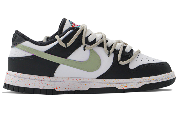 Order (W) Zapatillas Nike Dunk Low 'Swoosh Multicolor - Verde Vitalidad' FD4623-131(Team34-活力三勾豆沙绿)