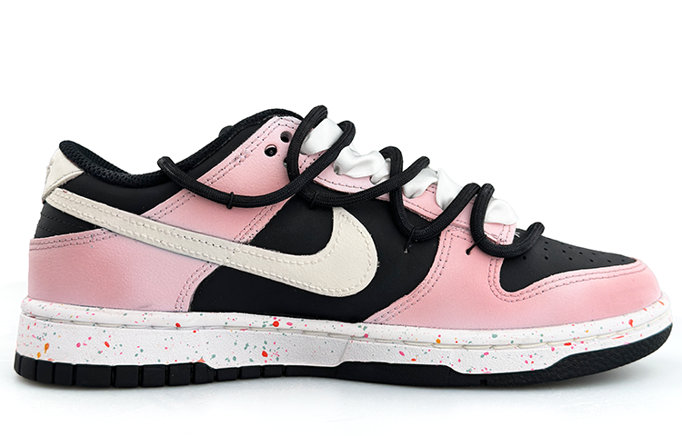 Order (W) [定制鞋款] 耐克Dunk Low '多彩钩粉黑' FD4623-131（Team13-闪亮蜜桃）