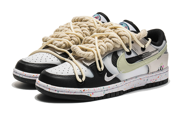 Buy [Custom Shoes] (Women) Nike Dunk Low 'Multi-Color Swoosh Three ...