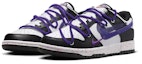 Lookbook 【定製球鞋】Nike Dunk Low Multi-Color Swoosh 三勾 芋泥紫 解構 低幫 板鞋 女款 黑白紫