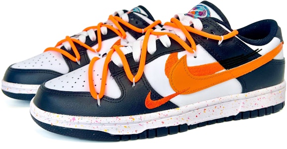 (W) Zapatillas Nike Dunk Low 'Swoosh Multicolor Negro Blanco Naranja' FD4623-131(Tema-45三勾黑橙) Lookbook (W) Zapatillas Nike Dunk Low 'Swoosh Multicolor Negro Blanco Naranja' FD4623-131(Tema-45三勾黑橙)
