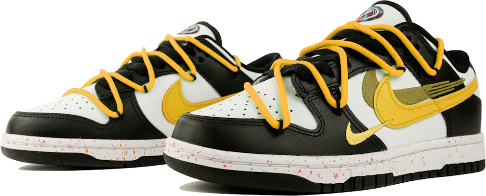(W) 나이키 덩크 로우 '멀티 스우시 옐로우 블랙 화이트' FD4623-131(Team陆-电光黄QD) Lookbook (W) 나이키 덩크 로우 '멀티 스우시 옐로우 블랙 화이트' FD4623-131(Team陆-电光黄QD)