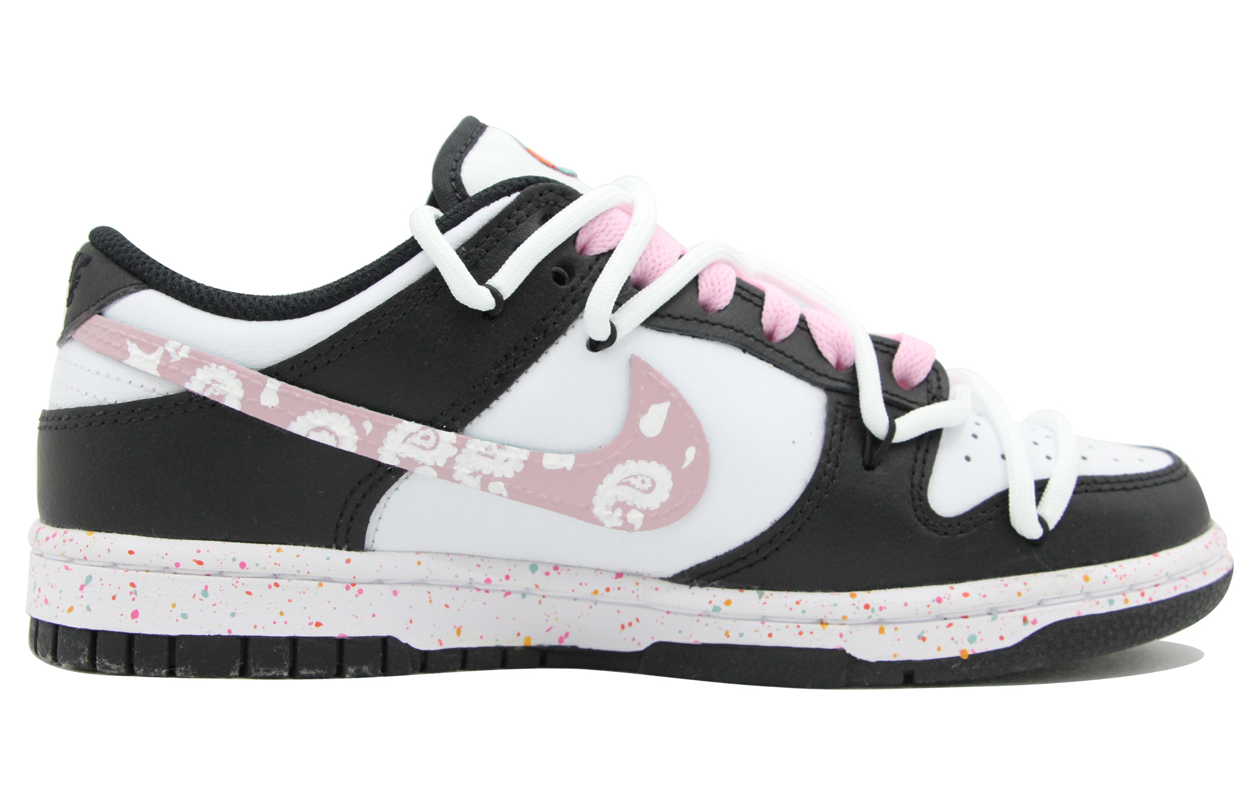 [Custom Shoes] (W) Nike Dunk Low 'Multi-Color Swoosh' 圖 3