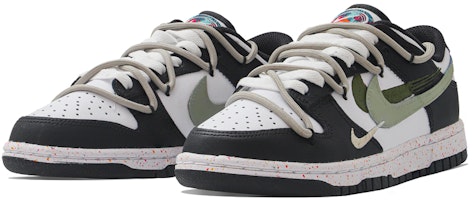 (W) Zapatillas Nike Dunk Low 'Swoosh Multicolor - Verde Vitalidad' FD4623-131(Team34-活力三勾豆沙绿) Lookbook (W) Zapatillas Nike Dunk Low 'Swoosh Multicolor - Verde Vitalidad' FD4623-131(Team34-活力三勾豆沙绿)