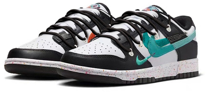 (W) Nike Dunk Low Multicolor Personalizadas (Verde Menta) FD4623-131(TeamY-女款三勾薄荷绿黑白) Lookbook (W) Nike Dunk Low Multicolor Personalizadas (Verde Menta) FD4623-131(TeamY-女款三勾薄荷绿黑白)