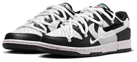 (W) ナイキ ダンク ロー "マルチカラースウッシュ パンダ" (カスタム) FD4623-131(TeamY-女款胖达熊猫黑白) Lookbook (W) ナイキ ダンク ロー "マルチカラースウッシュ パンダ" (カスタム) FD4623-131(TeamY-女款胖达熊猫黑白)