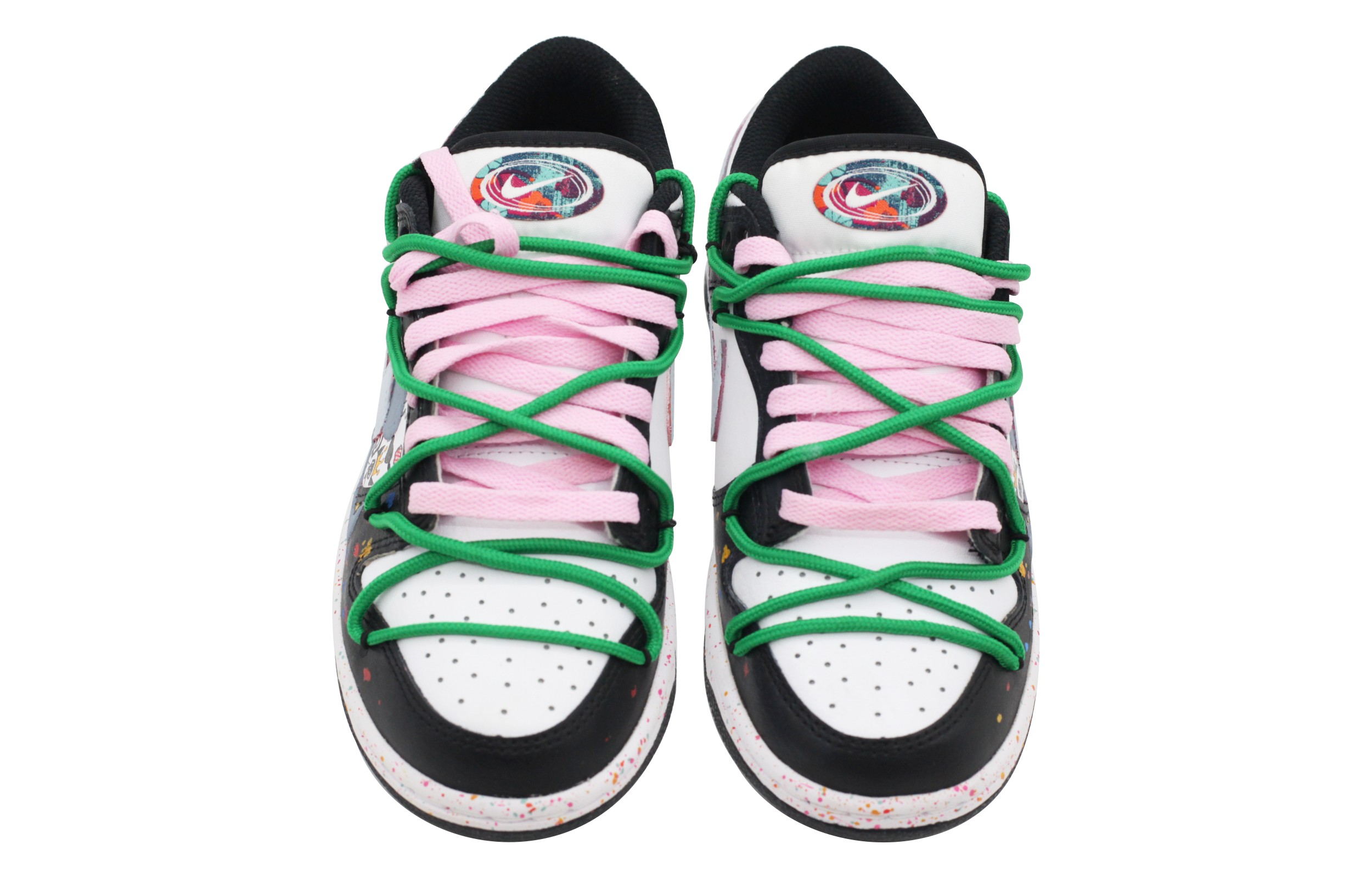 Shop (W) Zapatillas Nike Dunk Low 'Graffiti Swoosh Multicolor' FD4623-131(Team39-AMY112涂鸦)