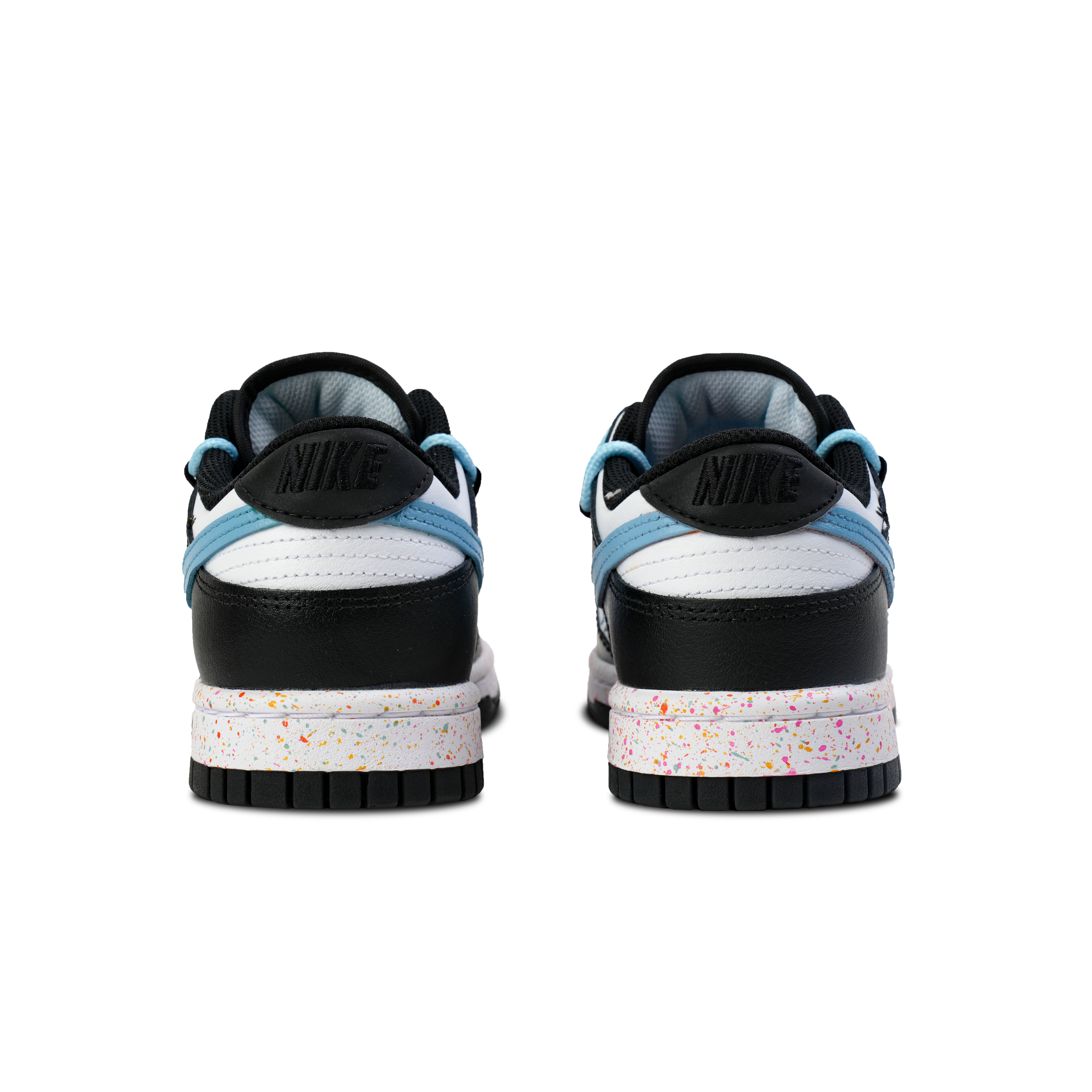 Shop (W) [Kasut Custom] Nike Dunk Low 'Multi-Color Swoosh Sea Salt' FD4623-131(Team3-三勾海盐蓝)