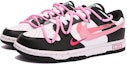 Shop 【訂製球鞋】Nike Dunk 低筒多彩Swoosh 活力三勾 解構 低筒 滑板鞋 女款 黑白粉