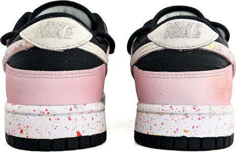 【客製化球鞋】 Nike Dunk Low 多色 Swoosh 防滑 耐磨 舒適 百搭 低筒 滑板鞋 女款 粉黑 Shop 【客製化球鞋】 Nike Dunk Low 多色 Swoosh 防滑 耐磨 舒適 百搭 低筒 滑板鞋 女款 粉黑