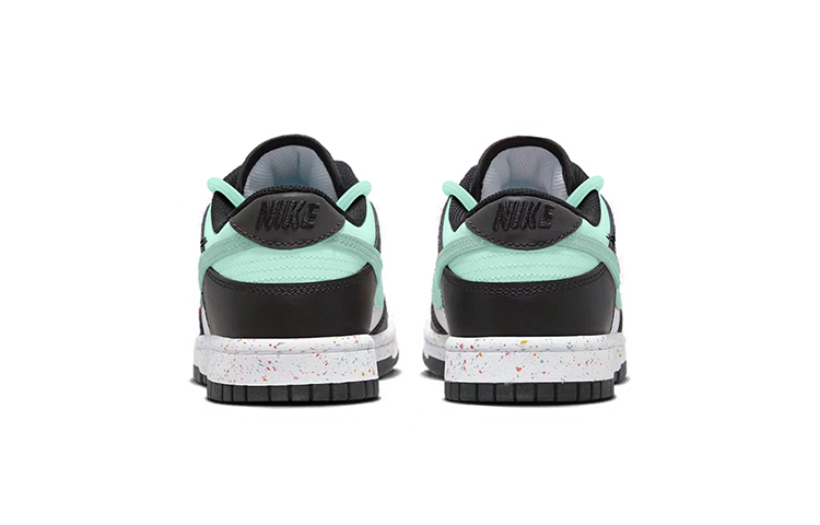 Shop 【定制球鞋】Nike Dunk Low 多色Swoosh三勾 抹茶綠 解構 低筒 板鞋 女款 黑白綠