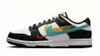 Details for 【定製球鞋】Nike Dunk Low Multi-Color Swoosh 淺墨染指 灰白三勾 防滑減震 低筒 板鞋 女款 灰色