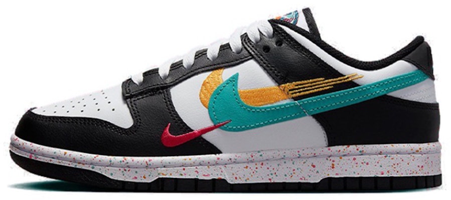 (W) 나이키 덩크 로우 '멀티 스우시 옐로우 블랙 화이트' FD4623-131(Team陆-电光黄QD) Details for (W) 나이키 덩크 로우 '멀티 스우시 옐로우 블랙 화이트' FD4623-131(Team陆-电光黄QD)