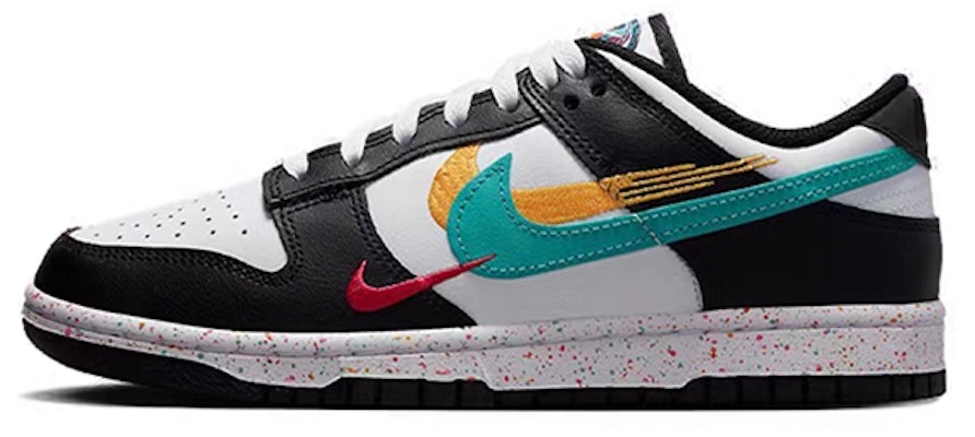 【定製球鞋】Nike Dunk Low Multi-Color Swoosh 三勾 薄荷綠 解構 低幫 板鞋 女款 黑白綠 Details for 【定製球鞋】Nike Dunk Low Multi-Color Swoosh 三勾 薄荷綠 解構 低幫 板鞋 女款 黑白綠