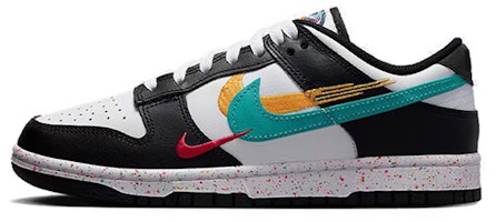 【定制球鞋】Nike Dunk Low 多色Swoosh三勾 抹茶綠 解構 低筒 板鞋 女款 黑白綠 Details for 【定制球鞋】Nike Dunk Low 多色Swoosh三勾 抹茶綠 解構 低筒 板鞋 女款 黑白綠