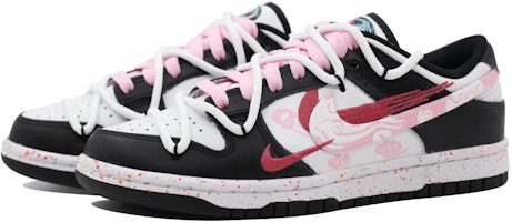 (W) ナイキ ダンク Low マルチスウッシュ 黒白ピンク FD4623-131(Team39-AMY85国风云锦) Lookbook (W) ナイキ ダンク Low マルチスウッシュ 黒白ピンク FD4623-131(Team39-AMY85国风云锦)