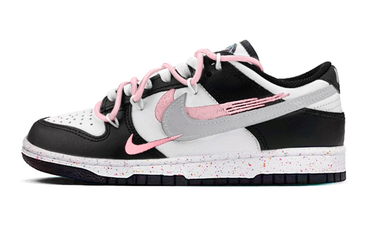 Buy (W) [Kasut Custom] Nike Dunk Low 'Warna-Warni-Hitam Merah Jambu' FD4623-131(Team叁-女款三钩粉墨SBOX)